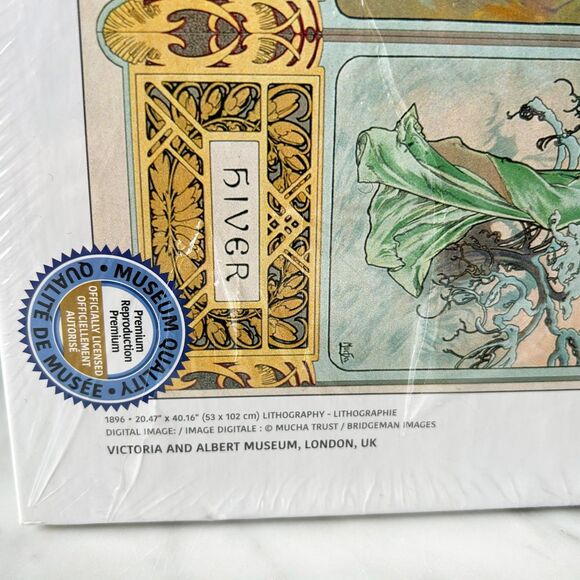 The Four Seasons Art Nouveau Alphonse Mucha Eurographics Puzzle-1000 Pieces NEW - Picture 5 of 7